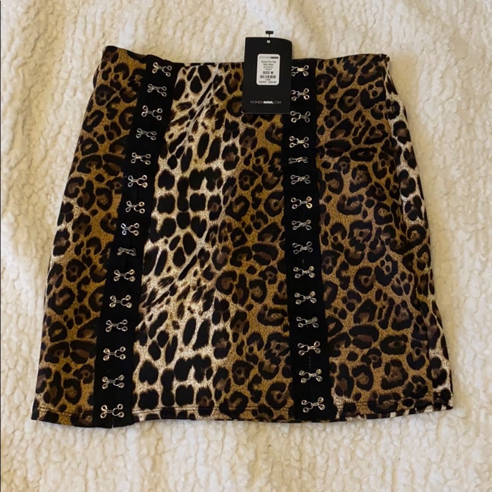 Leopard skirt